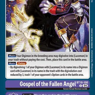 Gospel of the Fallen Angel - BT18-100 U