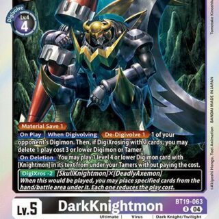 DarkKnightmon - BT19-063 R