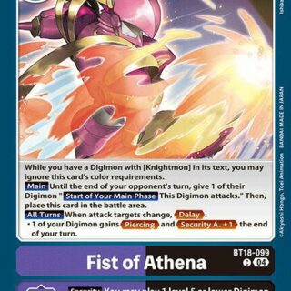 Fist of Athena - BT18-099 C