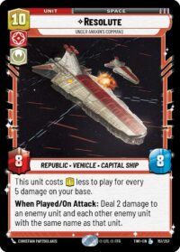 Resolute - Under Anakin's Command - Legendary - 151/257 Inglés