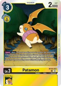 Patamon - BT18-033 R