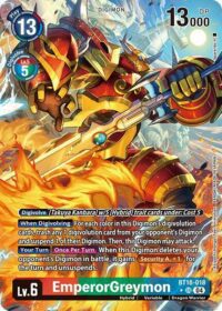EmperorGreymon (Alternate Art) - BT18-018 SR