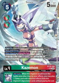 Kazemon (Alternate Art) - BT18-048 SR