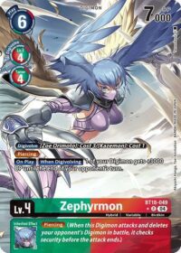 Zephyrmon (Alternate Art) - BT18-049 R