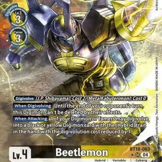 Beetlemon (Alternate Art) - BT18-063 SR