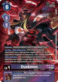 Duskmon (Alternate Art) - BT18-078 SR