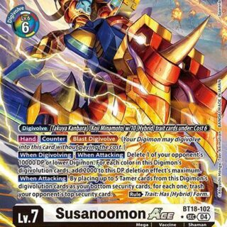 Susanoomon ACE (Alternate Art) - BT18-102 SEC