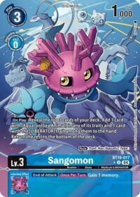 Sangomon (Alternate Art) - BT19-017 U