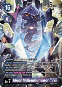MoonMillenniummon (Alternate Art) - BT19-075 SR