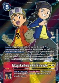 Takuya Kanbara & Koji Minamoto (Release Special Booster 2.0: Box Promotion Pack) - BT18-088 R