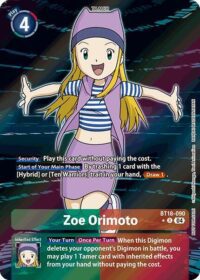 Zoe Orimoto (Release Special Booster 2.0: Box Promotion Pack) - BT18-090 R
