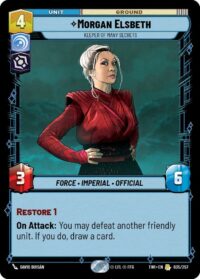 Morgan Elsbeth - Keeper of Many Secrets - Rare - 035/257 Inglés