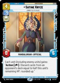 Satine Kryze - Committed to Peace - Legendary - 047/257 Inglés