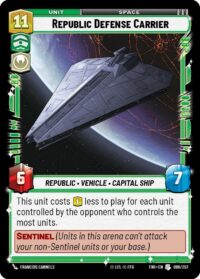 Republic Defense Carrier (Foil) - Uncommon - 098/257 Inglés