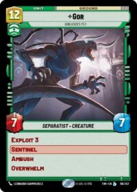 Gor - Grievous's Pet - Legendary - 118/257 Inglés