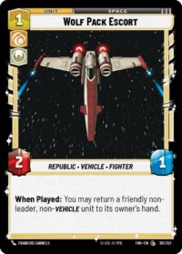Wolf Pack Escort - Common - 191/257 Inglés