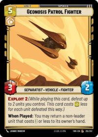 Geonosis Patrol Fighter - Common - 215/257 Inglés