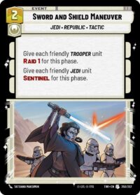 Sword and Shield Maneuver (Foil) - Uncommon - 250/257 Inglés