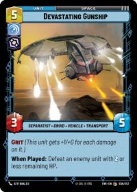 Devastating Gunship (Foil) - Common - 036/257 Inglés