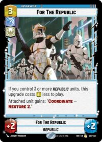 For The Republic (Foil) - Rare - 051/257 Inglés