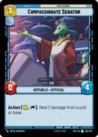 Compassionate Senator - Uncommon - 056/257 Inglés