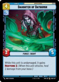 Daughter of Dathomir (Foil) - Common - 062/257 Inglés
