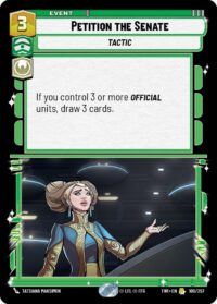 Petition the Senate - Rare - 100/257 Inglés
