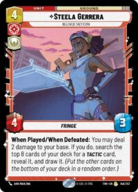 Steela Gerrera - Beloved Tactician - Rare - 146/257 Inglés