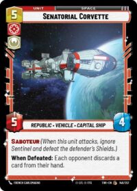 Senatorial Corvette (Foil) - Common - 148/257 Inglés