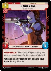 Aurra Sing - Crackshot Sniper - Uncommon - 166/257 Inglés