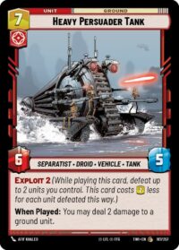 Heavy Persuader Tank - Common - 167/257 Inglés