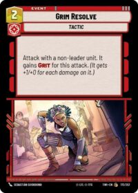 Grim Resolve - Common - 172/257 Inglés