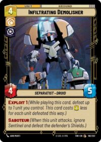Infiltrating Demolisher (Foil) - Common - 182/257 Inglés