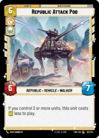 Republic Attack Pod (Foil) - Common - 197/257 Inglés