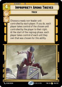 Impropriety Among Thieves - Rare - 204/257 Inglés