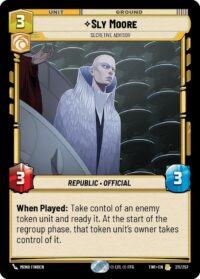 Sly Moore - Secretive Advisor - Rare - 211/257 Inglés