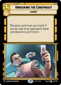 Unmasking the Conspiracy (Foil) - Rare - 223/257 Inglés