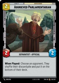 Aggrieved Parliamentarian - Common - 252/257 Inglés