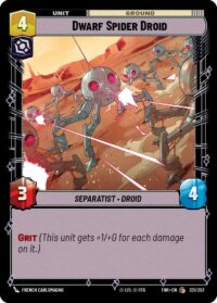 Dwarf Spider Droid (Foil) - Common - 231/257 Inglés