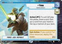 Yoda - Sensing Darkness (Hyperspace) - Rare - 279 Inglés