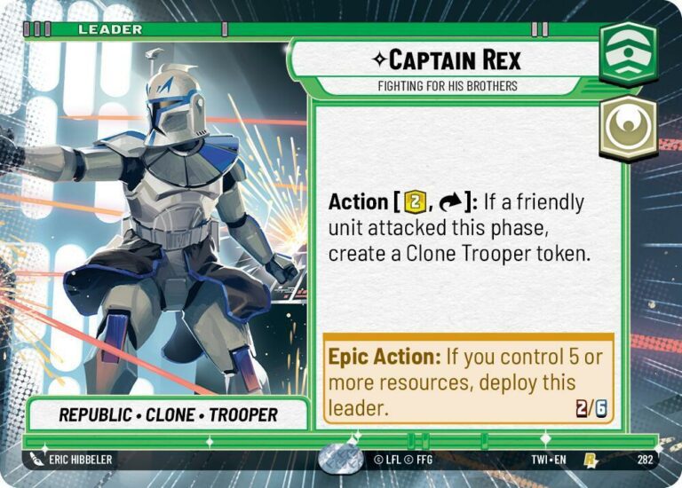 Captain Rex - Fighting For His Brothers (Hyperspace) - Rare - 282 Inglés