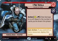 Pre Vizsla - Pursuing the Throne (Hyperspace) - Rare - 285 Inglés