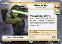 Quinlan Vos - Sticking the Landing (Hyperspace) - Common - 293 Inglés