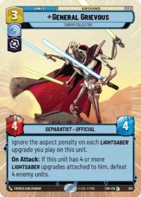 General Grievous - Trophy Collector (Hyperspace) - Legendary - 307 Inglés