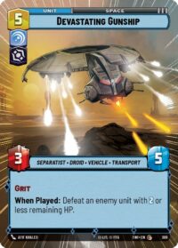 Devastating Gunship (Hyperspace) - Common - 309 Inglés
