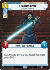 Barriss Offee - Unassuming Apprentice (Hyperspace) - Rare - 315 Inglés