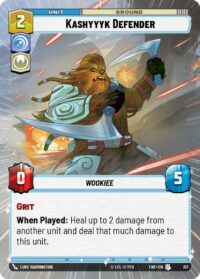 Kashyyyk Defender (Hyperspace) - Uncommon - 317 Inglés