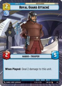 Royal Guard Attache (Hyperspace Foil) - Common - 332 Inglés