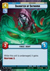 Daughter of Dathomir (Hyperspace Foil) - Common - 335 Inglés