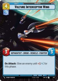 Vulture Interceptor Wing (Hyperspace) - Uncommon - 336 Inglés